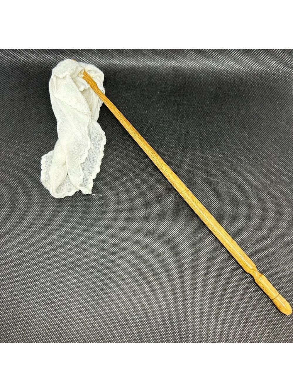 Wooden flute cleaning rod with case